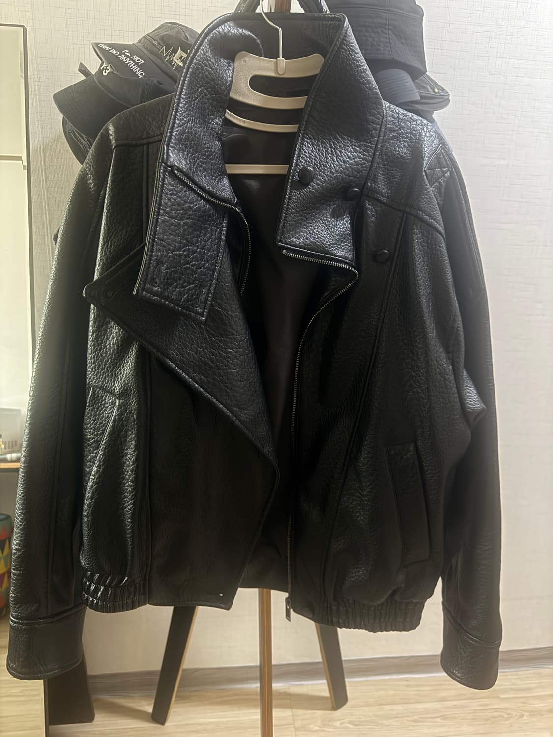 ZARA 자라 생로랑맛 레더자켓 s 상품이미지1