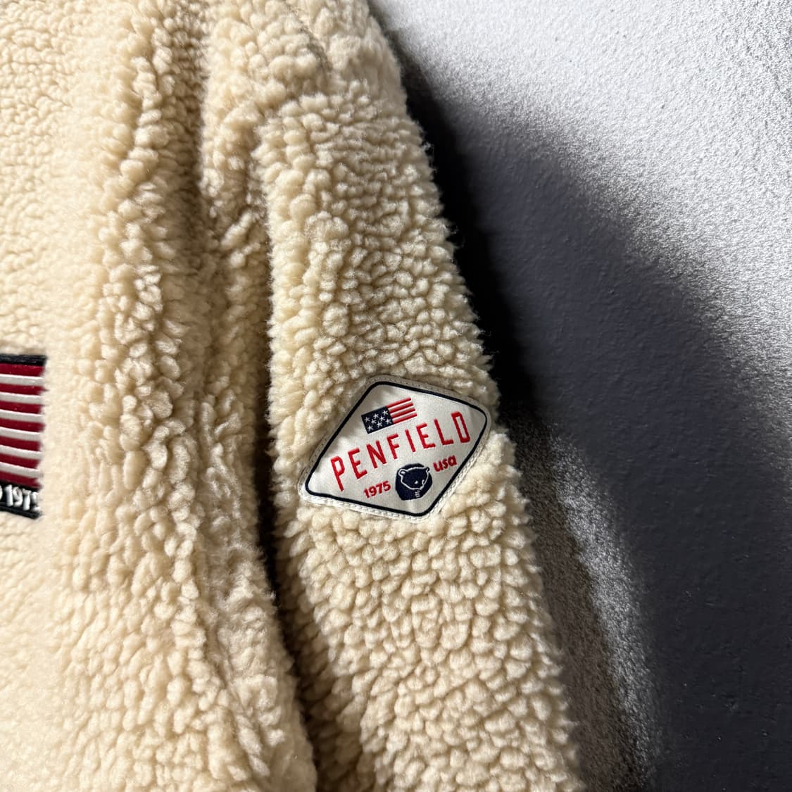 펜필드 성조기 패치 디테일 투웨이 플리스 집업 자켓 상품이미지4
