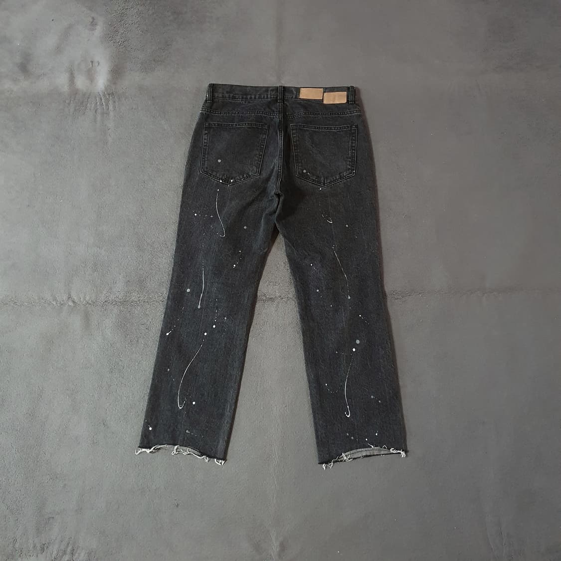 토니웩 머스크 페인팅 슬림스트레이트 데님 팬츠 32 상품이미지3