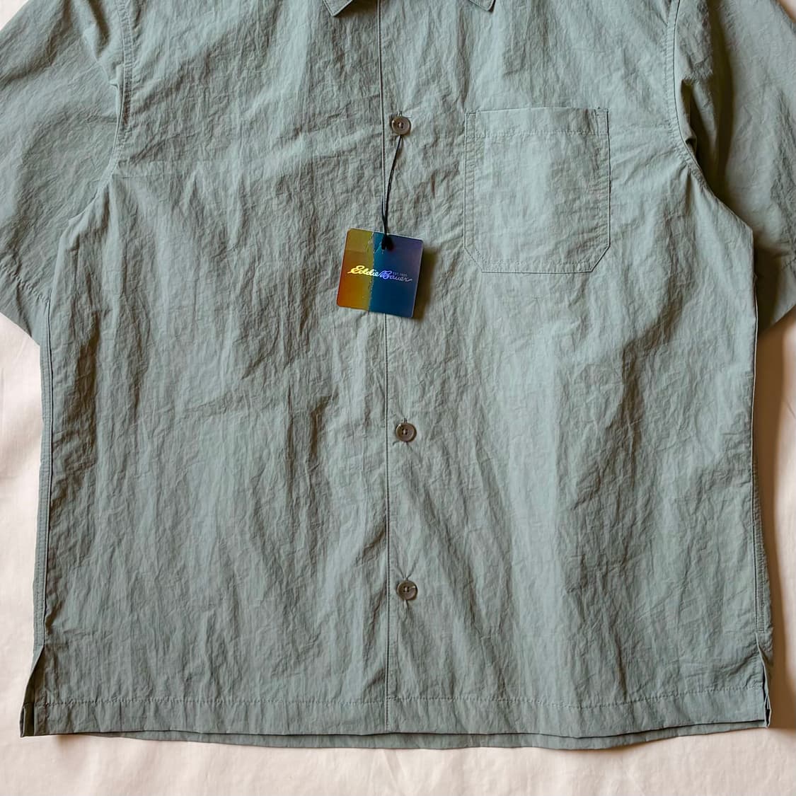 [XL/105] 데드스탁 Eddie Bauer 나일론 코튼 셔츠 상품이미지4