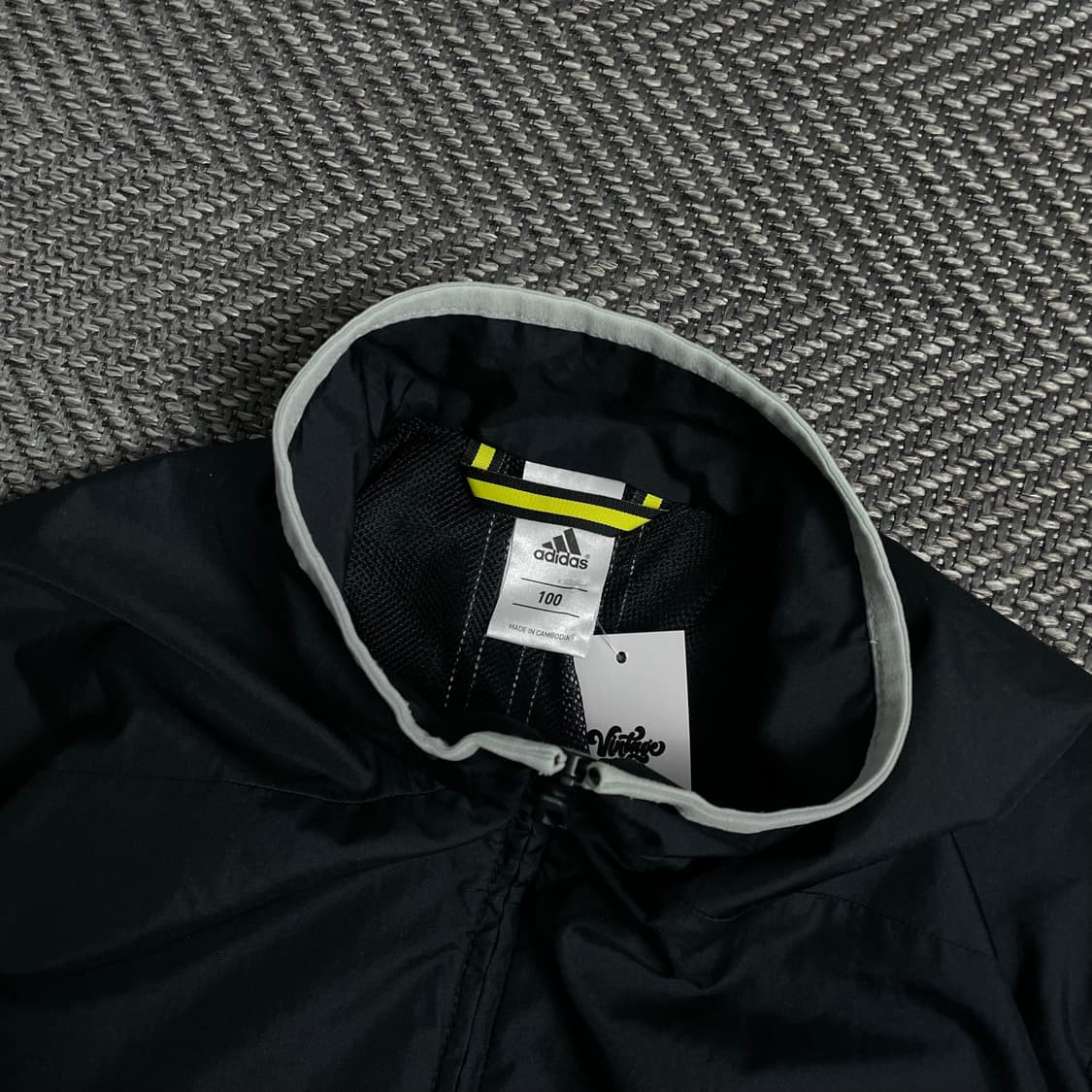 00s 아디다스 올드스쿨 블랙 우븐 트랙 자켓&트랙팬츠 세트 o 4028 상품이미지5