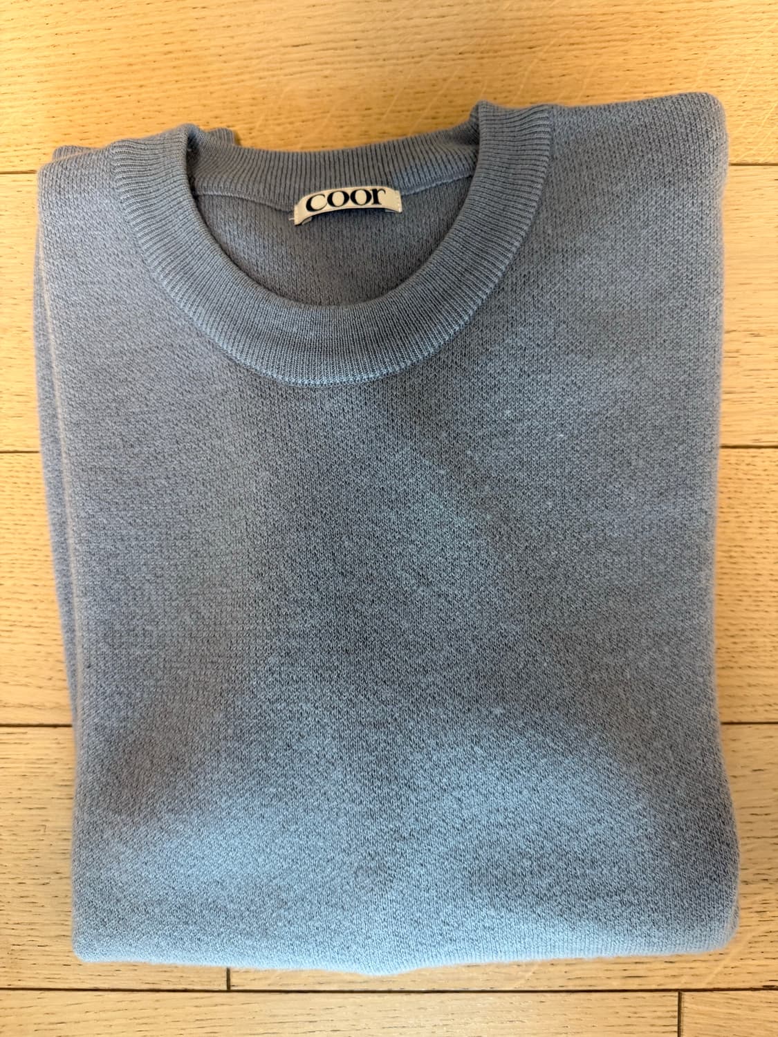 쿠어 탑필 캐시미어 라운드 니트 L사이즈 상품이미지2