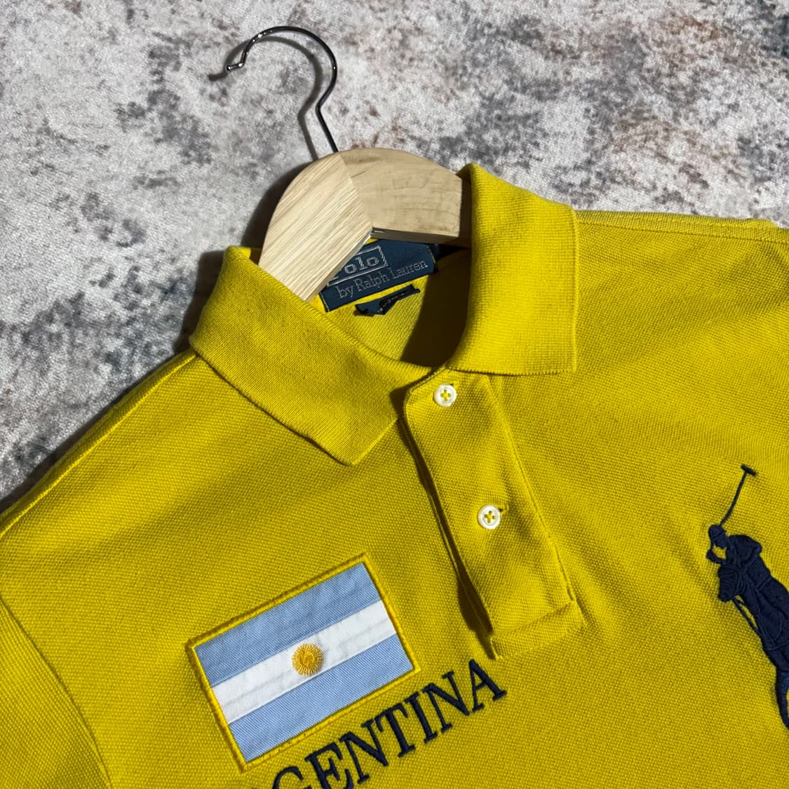 폴로 빅포니 아르헨티나 커스텀 카라 반팔티 상품이미지4