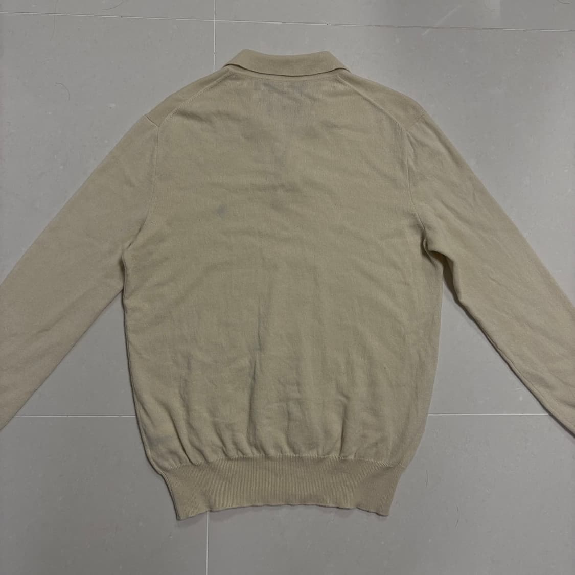 정품 폴로 랄프로렌 메리노 울 베이지 카라넥 니트 스웨터 상품이미지5