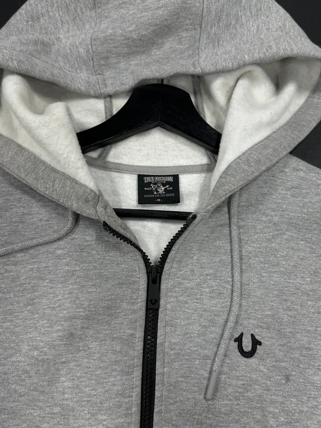 트루릴리전 포켓 패치로고 후드집업 상품이미지7