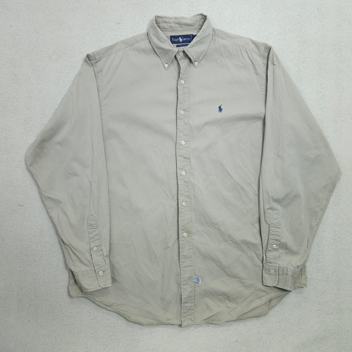 90s 폴로 랄프 로렌 솔리드 셔츠 XL 상품이미지1