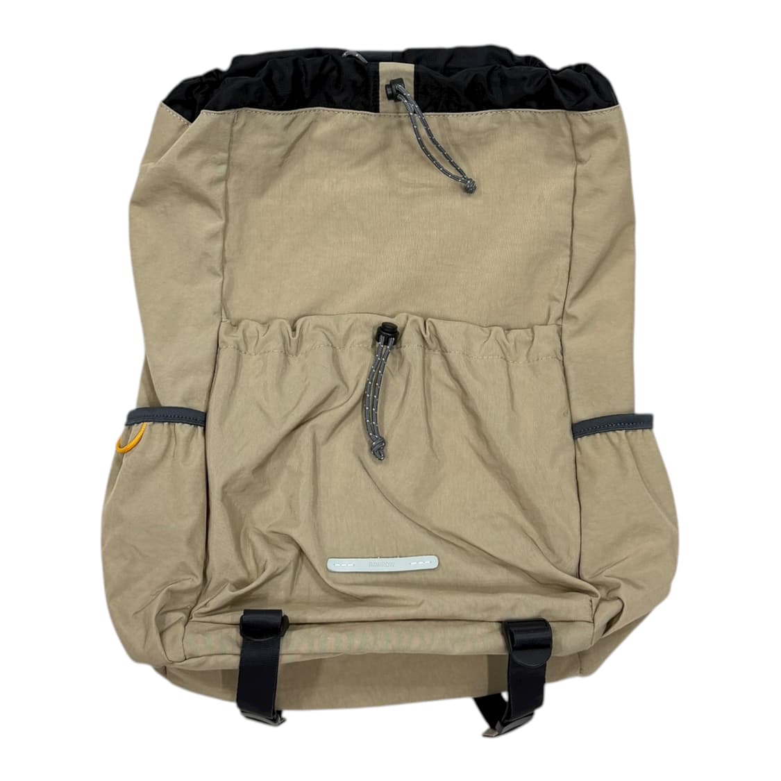 로우로우 드로우 스트링 복조리 백팩 가방 베이지 브라운 상품이미지1