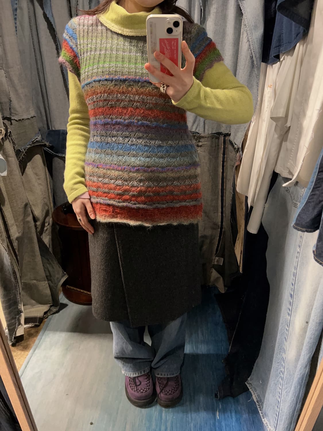 44-55 ) Japanese Mohair Sleeveless 상품이미지3