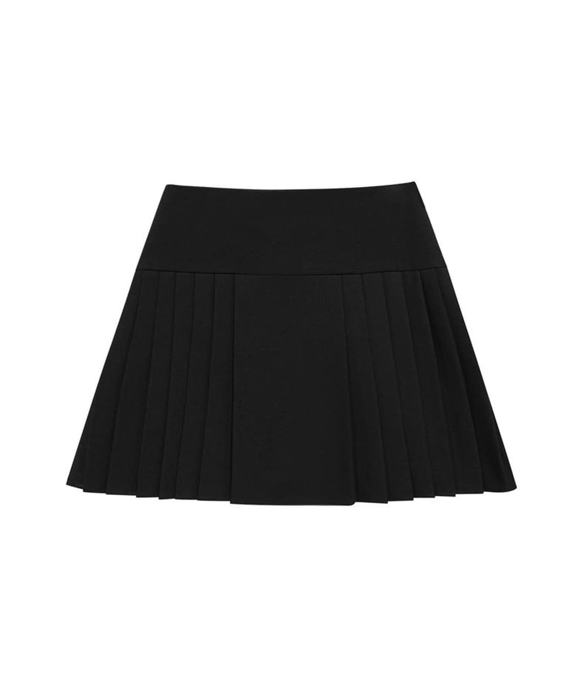 미레코 DIAGONAL TWO BUTTON PLEATS SK BLACK  상품이미지2