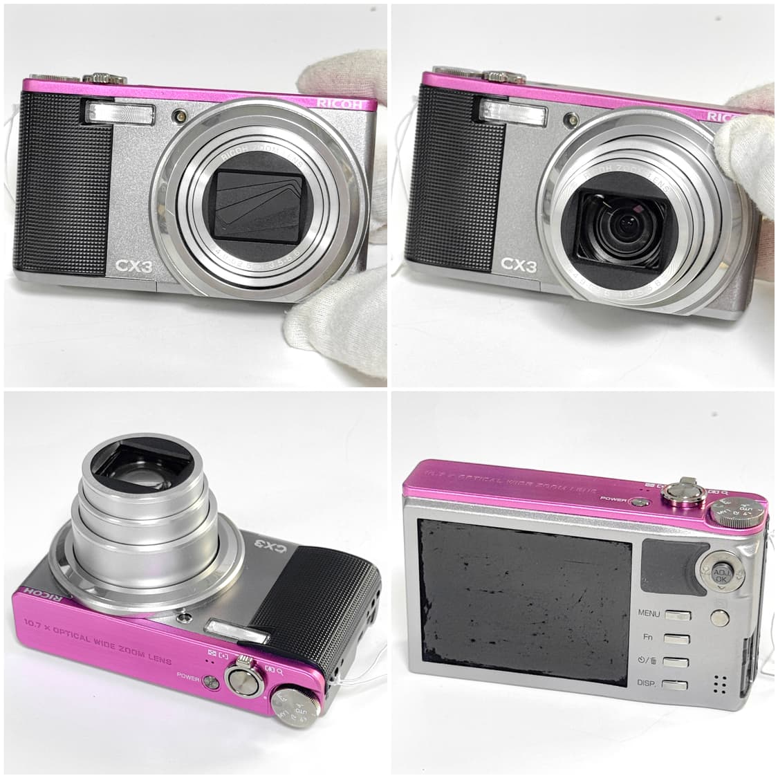 리코 CX3 핑크블랙 빈티지디카 상품이미지2