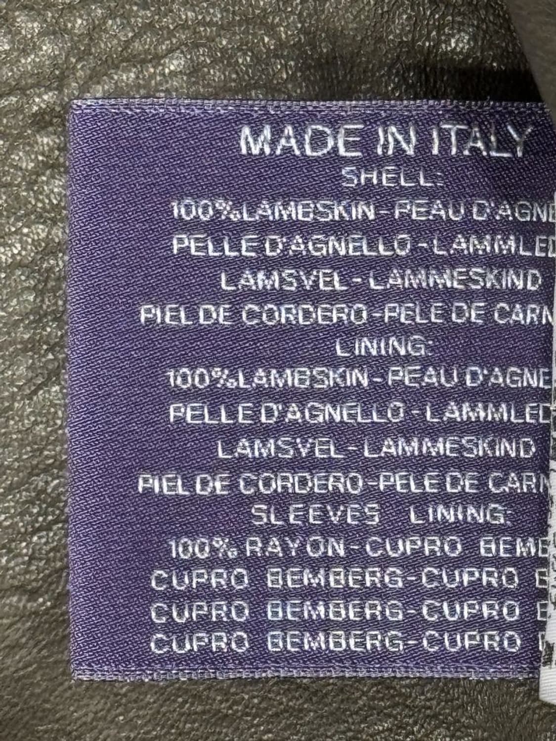 랄프로렌 퍼플라벨 램스틴 자켓 상품이미지8