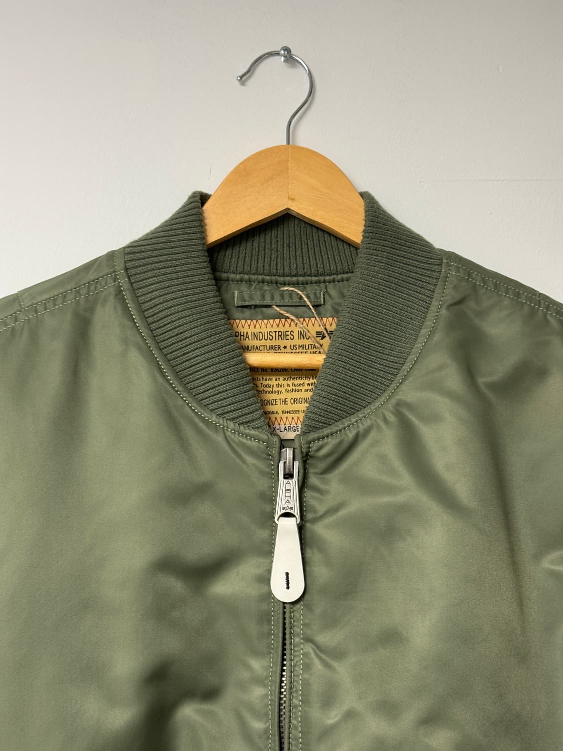 알파인더스트리 ARMY 프린팅 MA-1 플라이트 자켓 L 상품이미지2