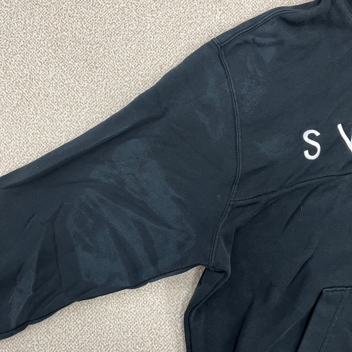 [XL] 나이키 스우시 풀오버 블랙 후드 티셔츠 0120M1 상품이미지6