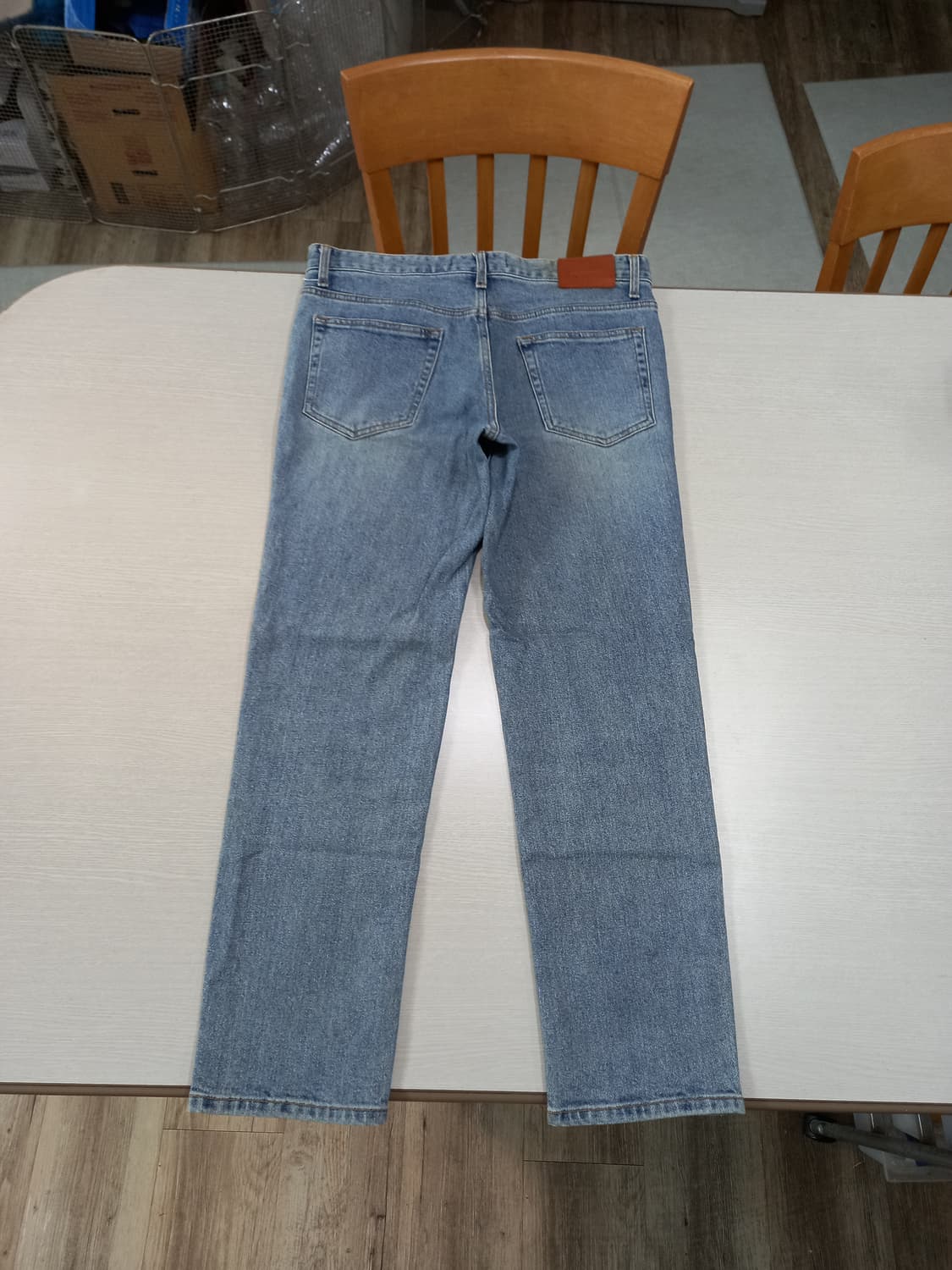 31 PIECE WORKER 워싱 스판 슬림일자진 31-452 상품이미지2