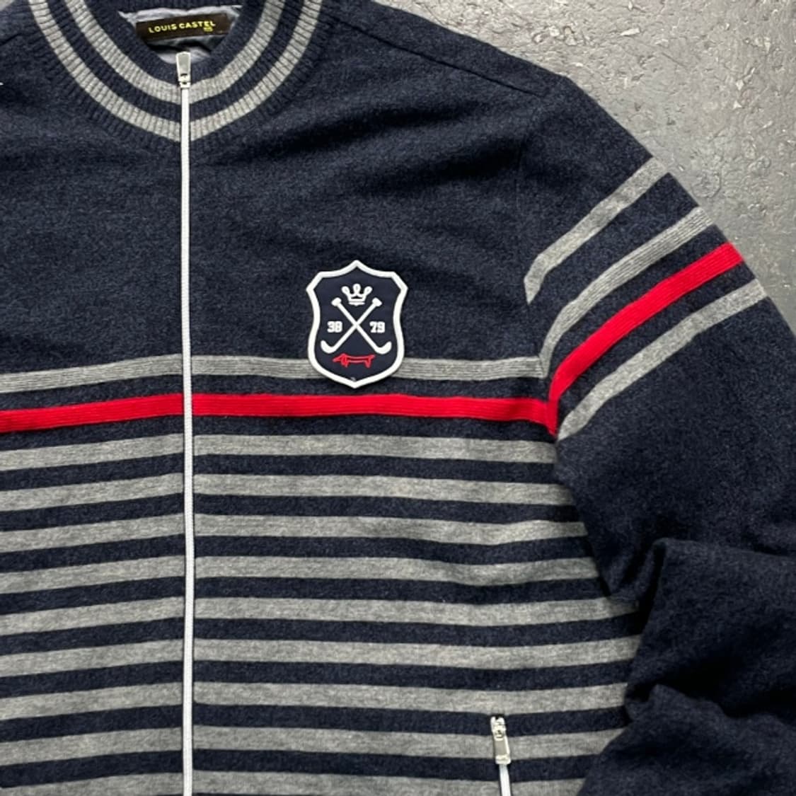 100 루이까스텔 방풍 니트집업  상품이미지2