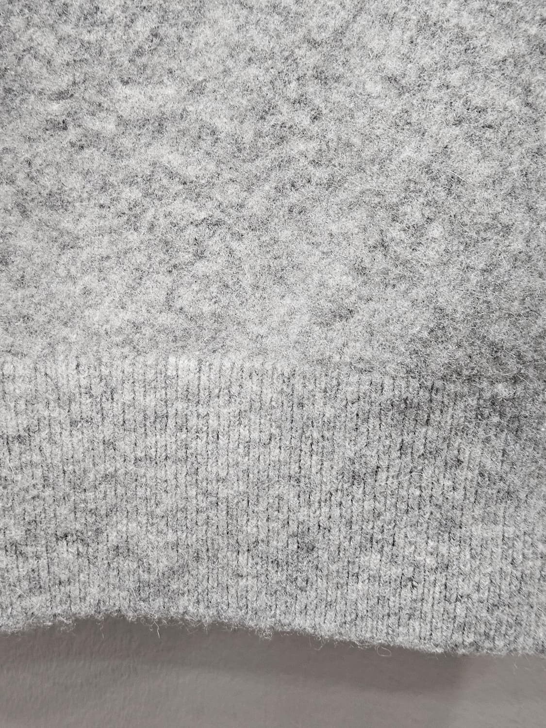 까멜리아(camellia) 아가일 체크 라쿤울 니트 xs 상품이미지10