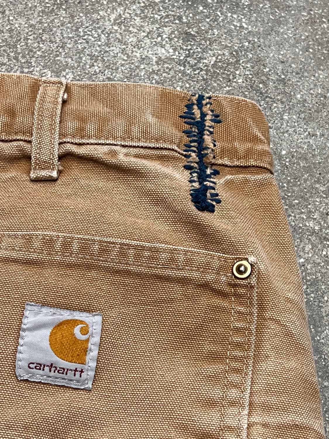 칼하트 더블니 오리지널핏 B01 BRN 상품이미지9