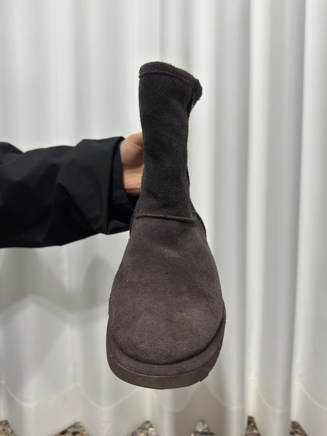 evu brown fur boots 상품이미지5