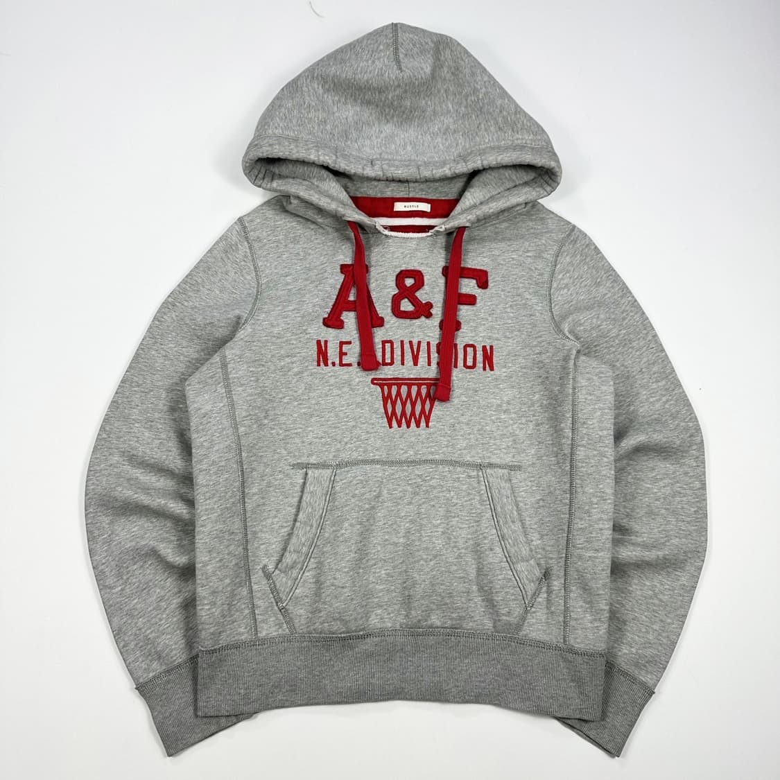 아베크롬비 A&F 피치 그레이 후드티 (S) 상품이미지2