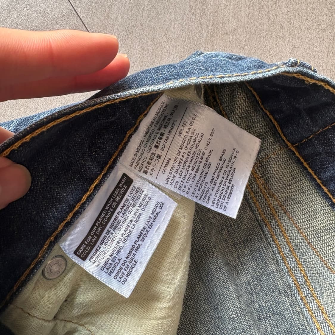 리바이스 정품 514 데님 팬츠 바지 상품이미지5