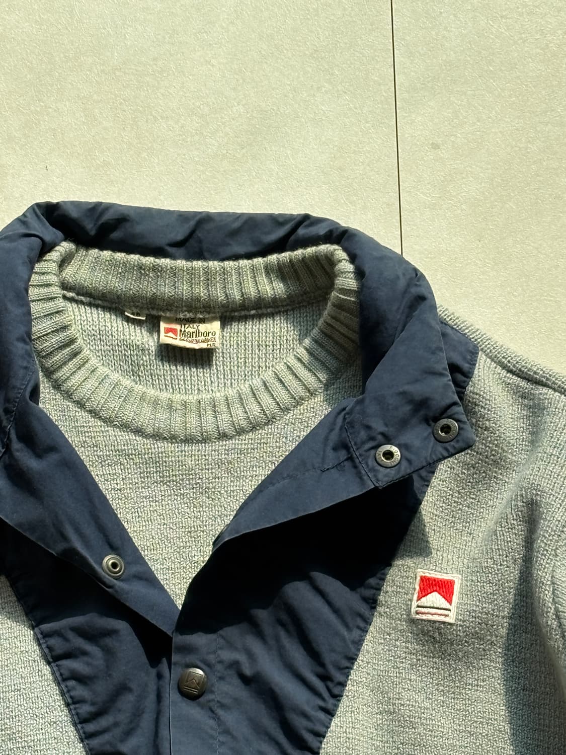 80s Made in Italy 말보로 울 니트 스웨터 빈티지 (46) 상품이미지4