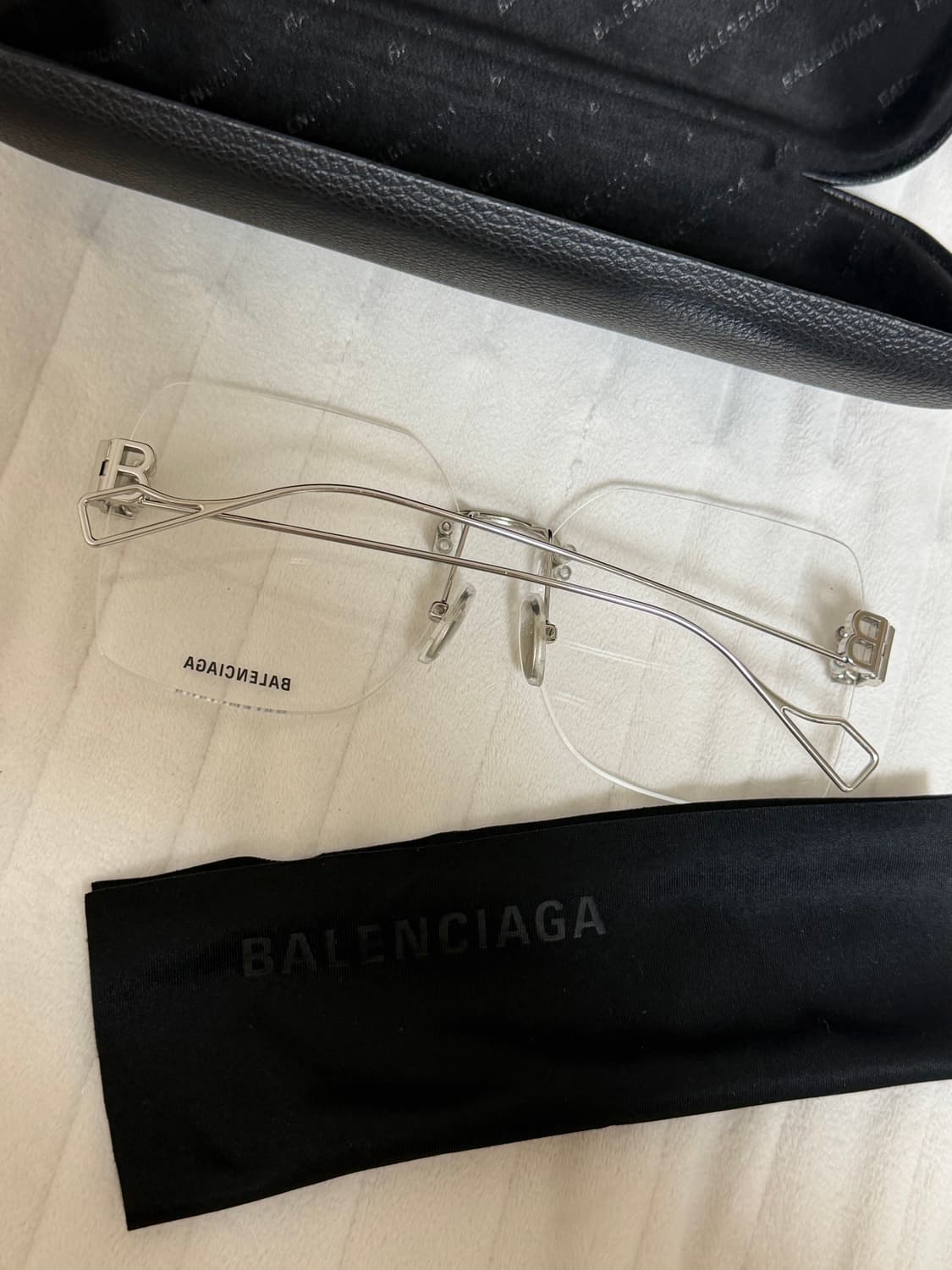 발렌시아가 BB0113O 안경 실버프레임 스퀘어 상품이미지2