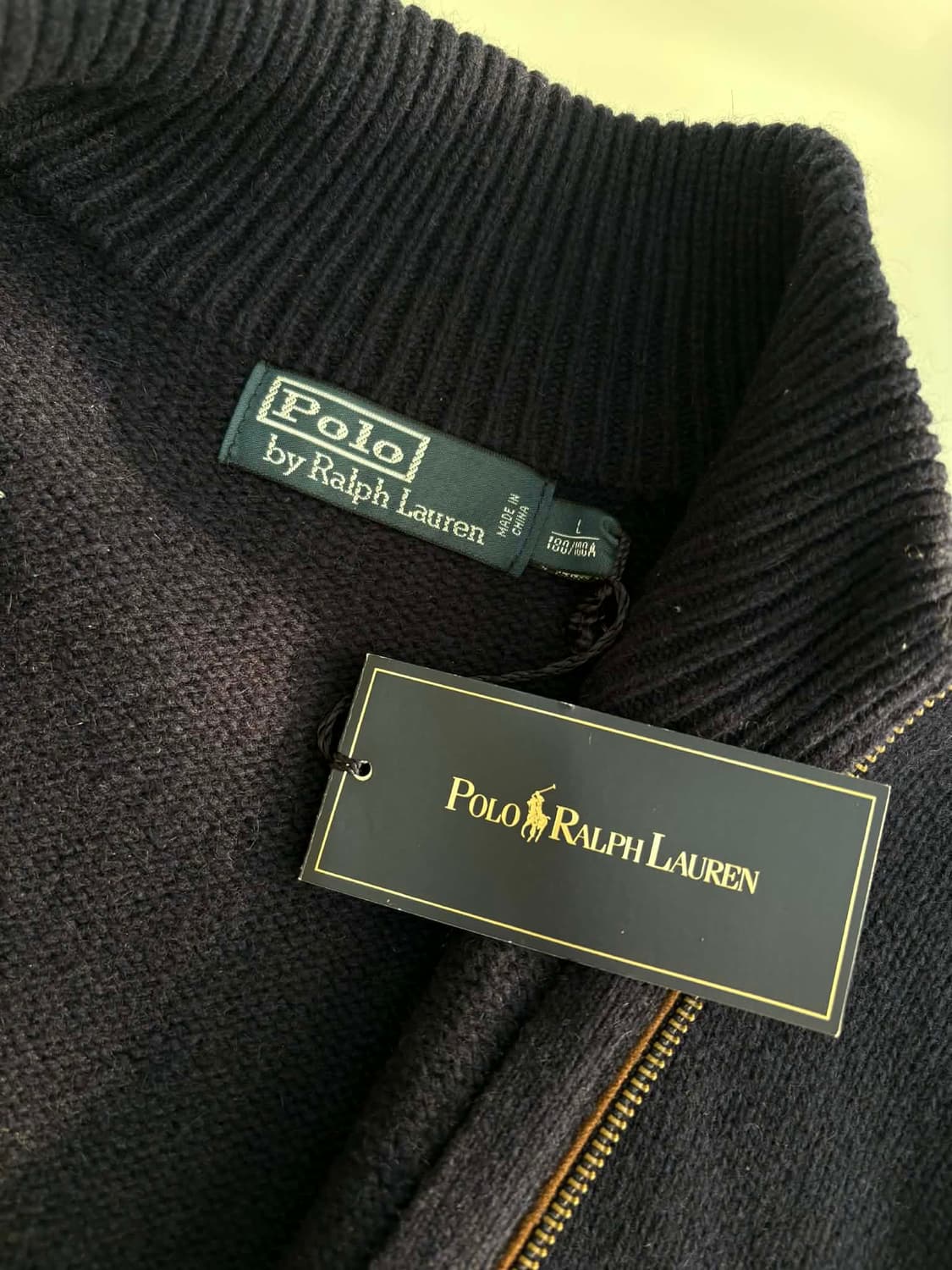 [L] 폴로 랄프로렌 램스울 니트 집업 상품이미지3