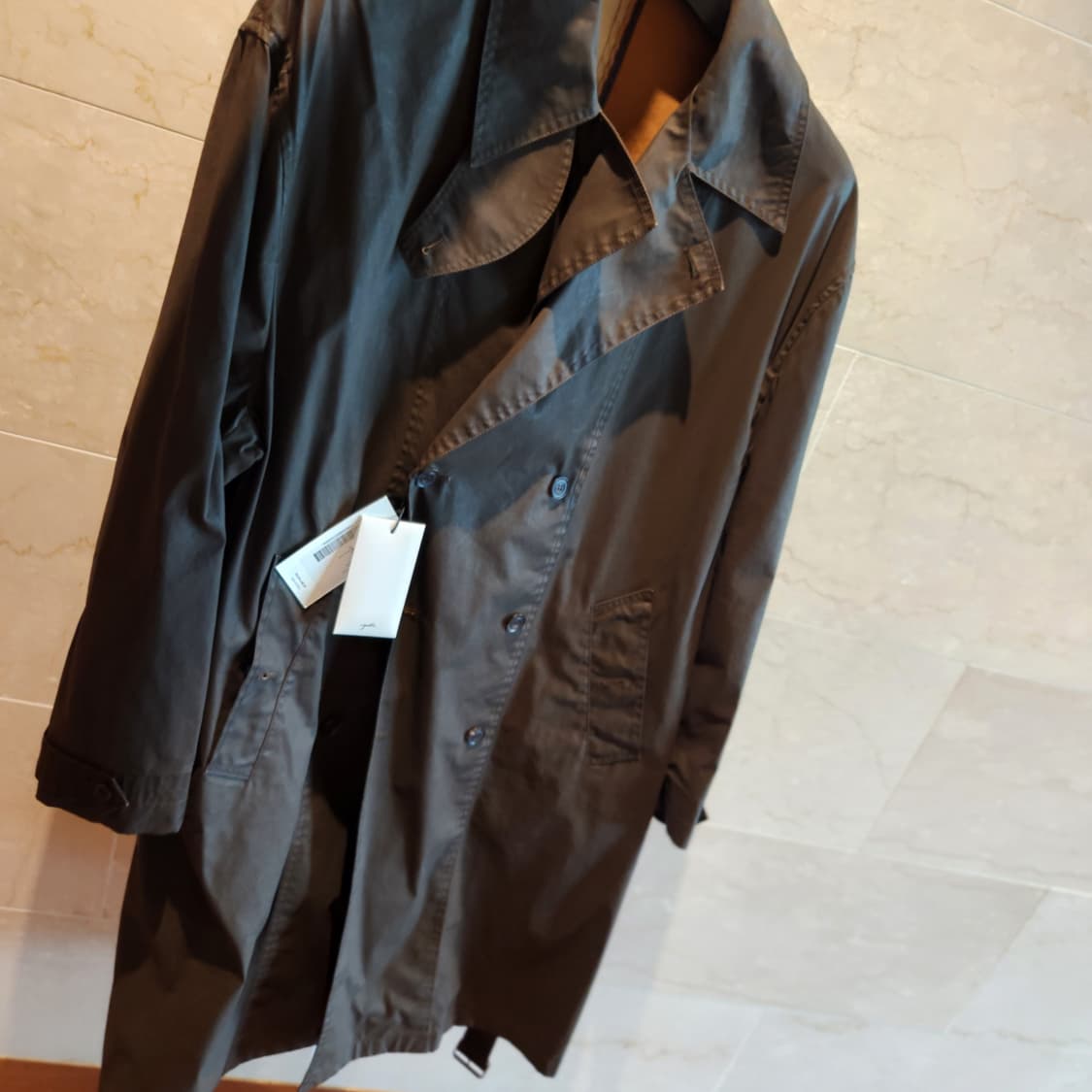 새상품 youth Coated Double Breasted Coat M 상품이미지3