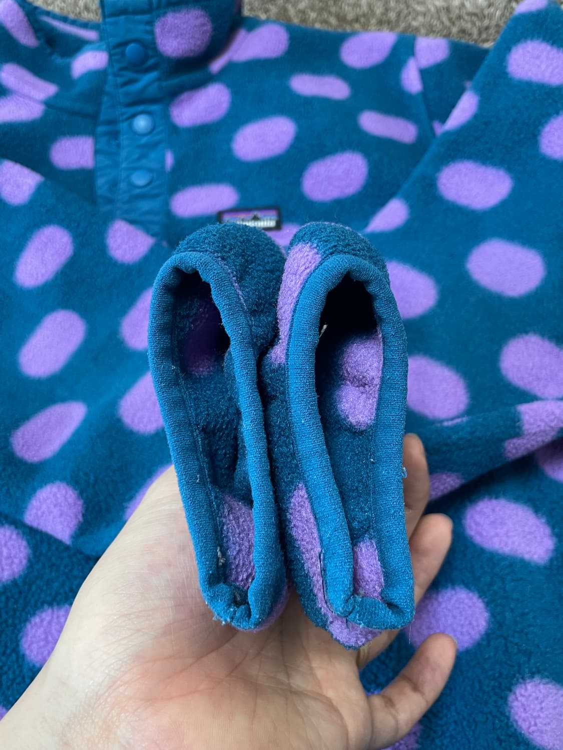 Patagonia synchilla 빈티지 신칠라 폴카닷 땡땡이 상품이미지5