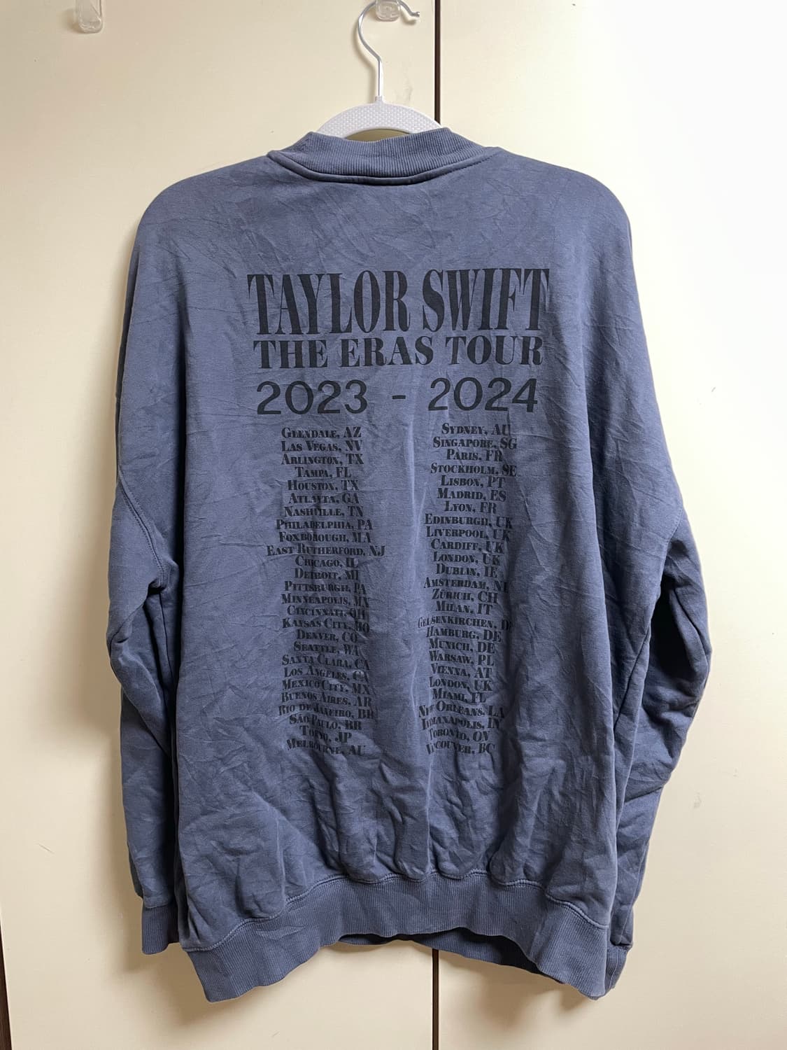 테일러 스위프트 the era 투어 맨투맨 상품이미지2