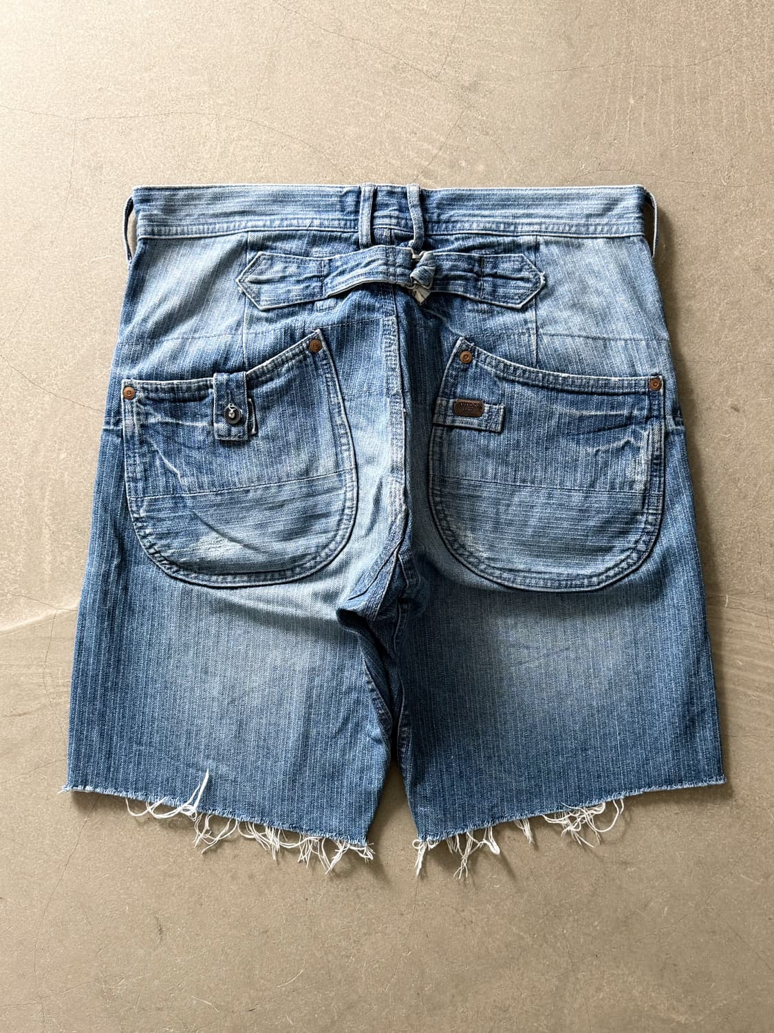 Avirex Cinch Back Denim Shorts 상품이미지2