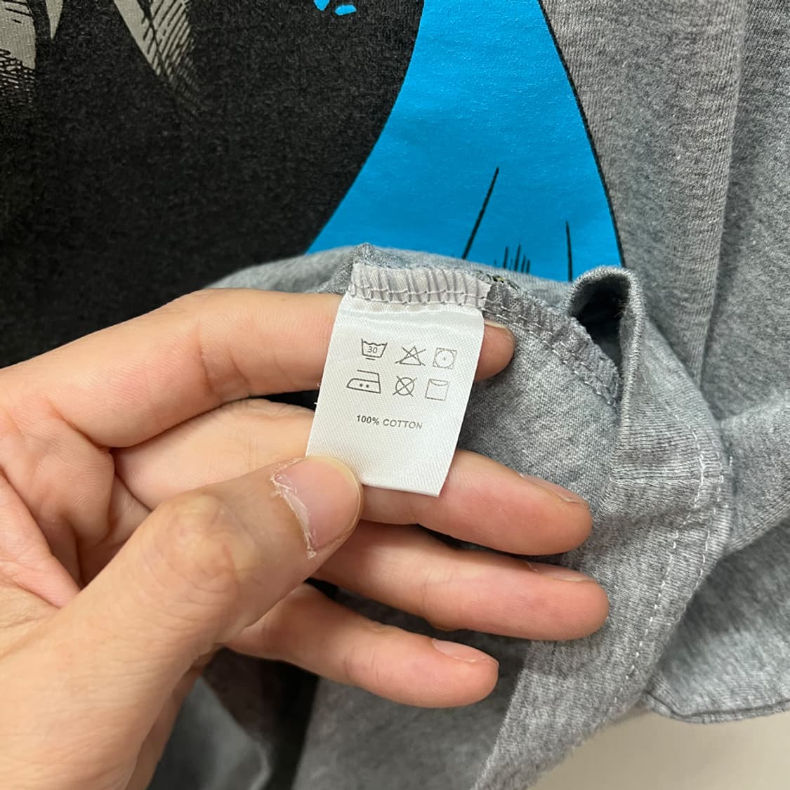 DC 배트맨 클래식 빈티지 반팔티 L 상품이미지4
