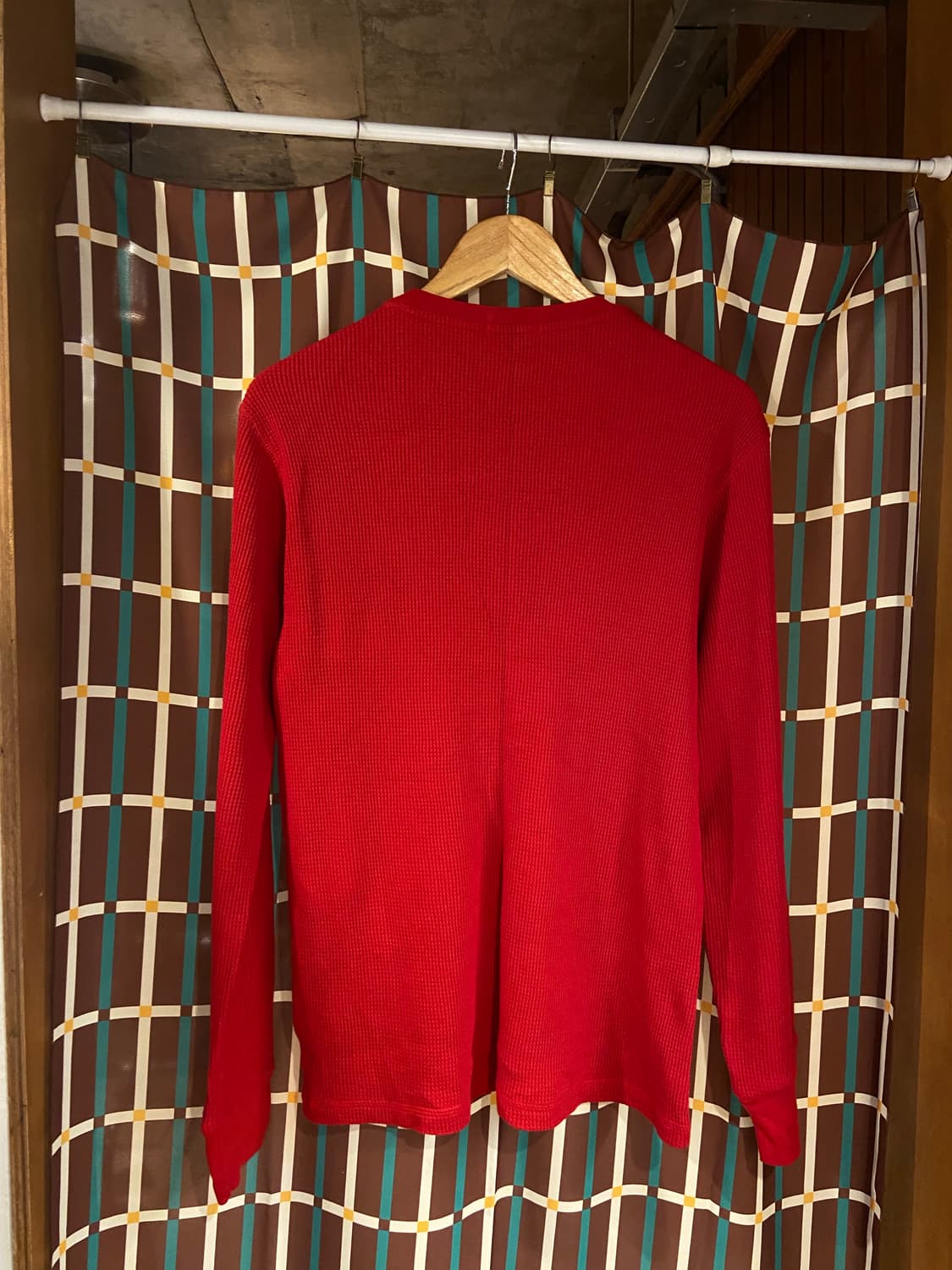 폴로 랄프로렌 와플 긴팔티 레드 상품이미지7