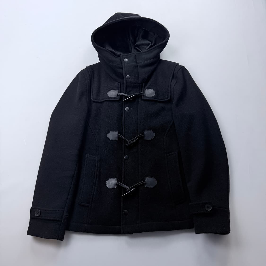 HARE 하레 숏 울 더플코트 상품이미지1