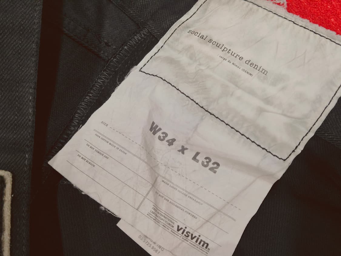 비즈빔 visvim 12D17 blk dmgd 데님 진 상품이미지5