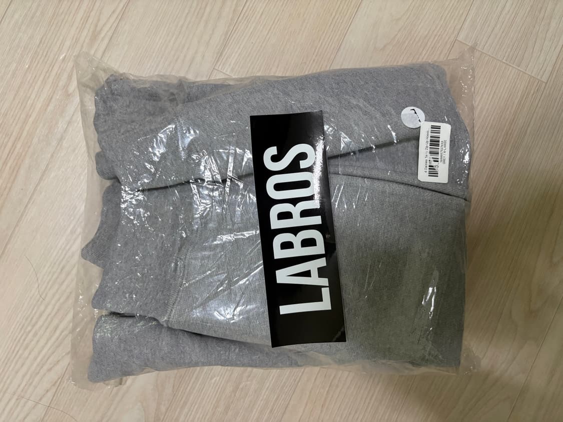 라브로스 후드집업 그레이 XL 상품이미지3