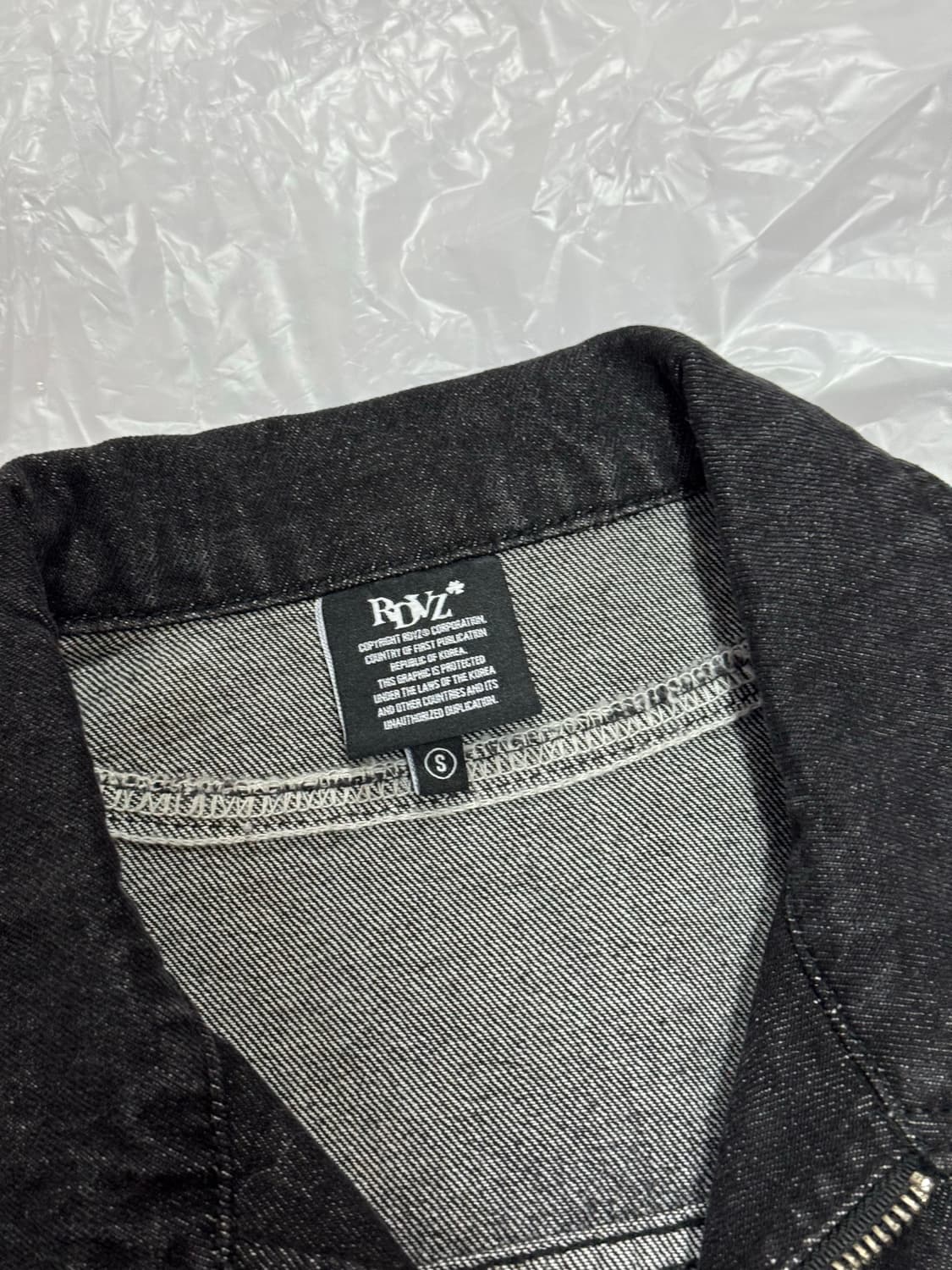 rdvz 알디브이제트 웨스턴 크롭 데님 투웨이 자켓 상품이미지4