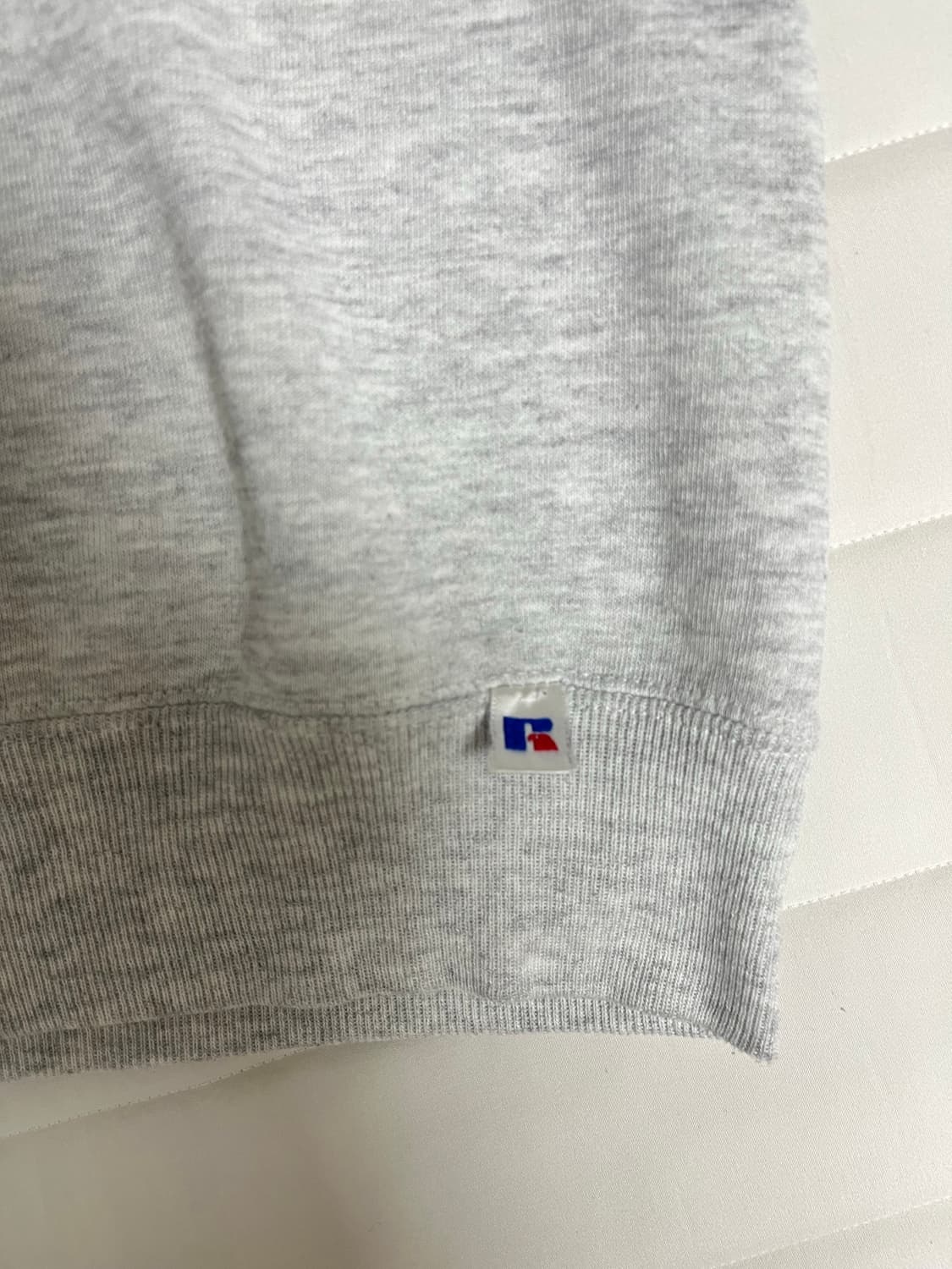 90s 빈티지 러셀 스웻 셔츠 그레이 (밝은 그레이) 상품이미지3