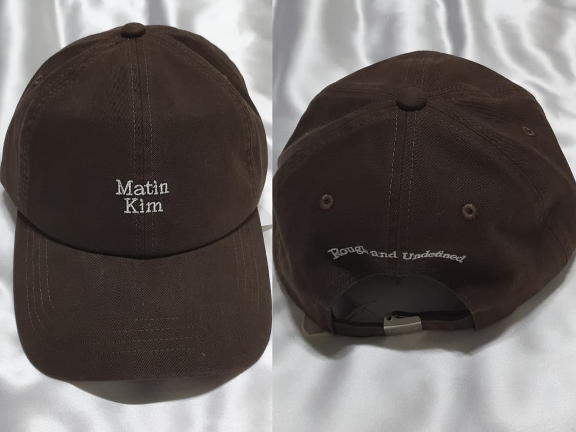 브라운 마뗑킴 미니 로고 볼캡 모자 상품이미지4