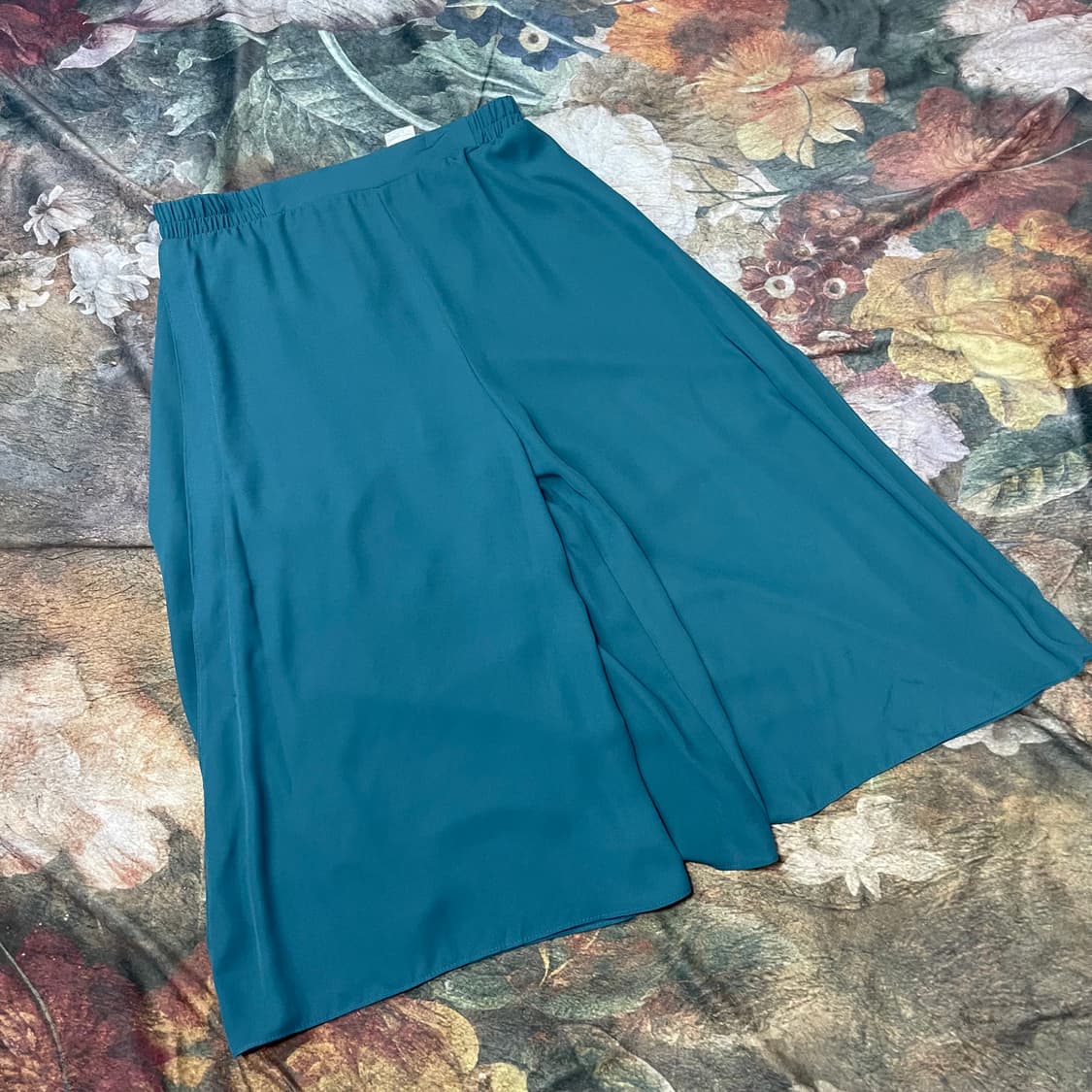 빈티지 Jennet 그린 와이드팬츠 치마바지 Free 상품이미지1