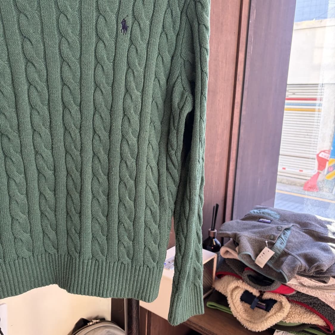 15210 - 폴로 랄프로렌 그린 케이블 니트 상품이미지4