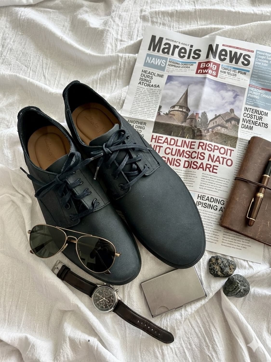 새상품 클락스(Clarks) 정품 남성 레이스업 더비 슈즈 상품이미지1