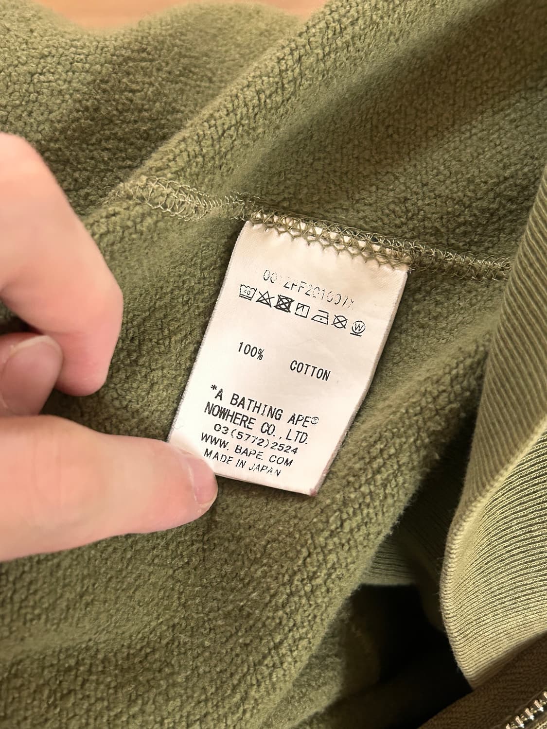 베이프 그린 녹계 샤크 후드집업  상품이미지4