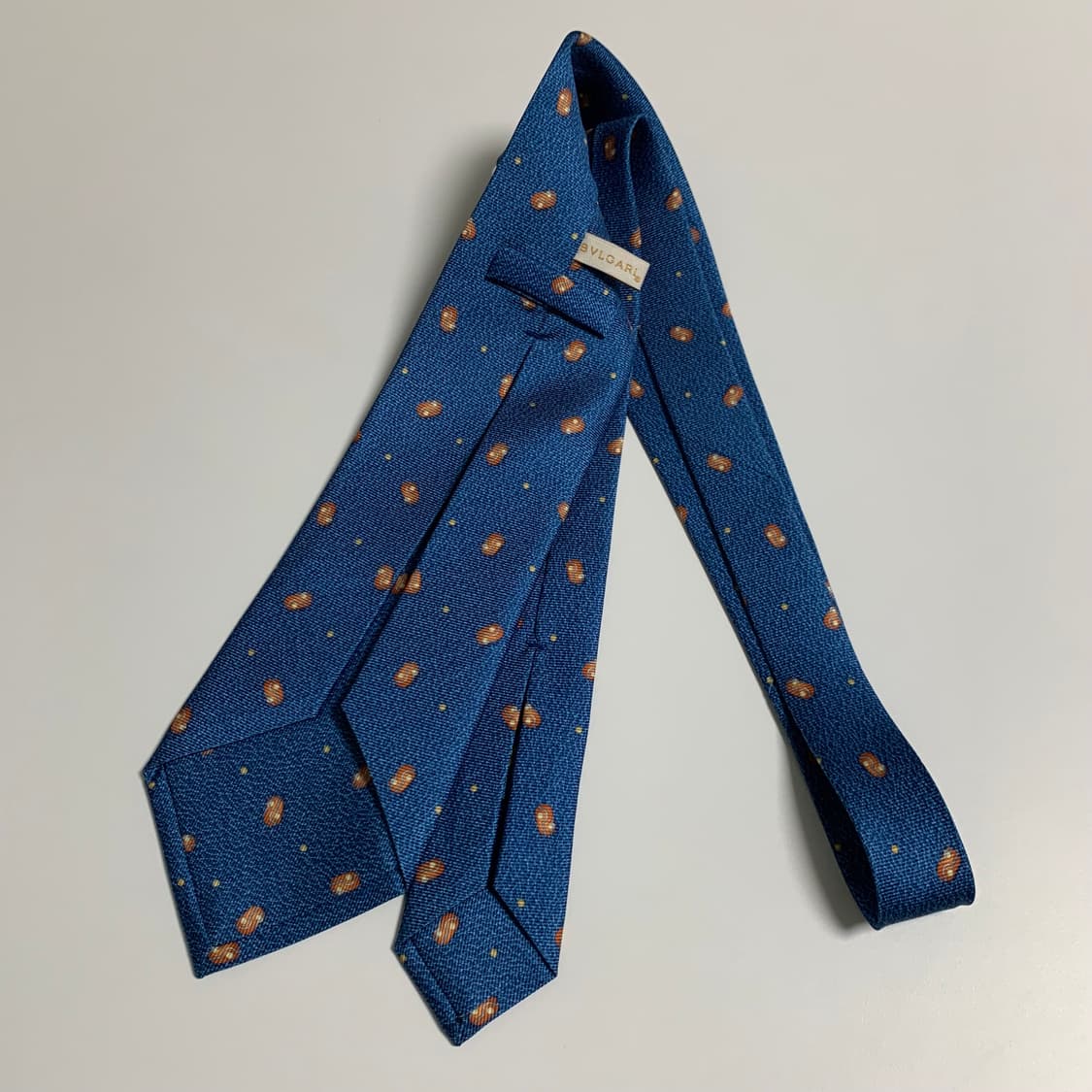 불가리(BVLGARI) 자카드 명품넥타이 100실크 A+등급 혼주넥타이 상품이미지10