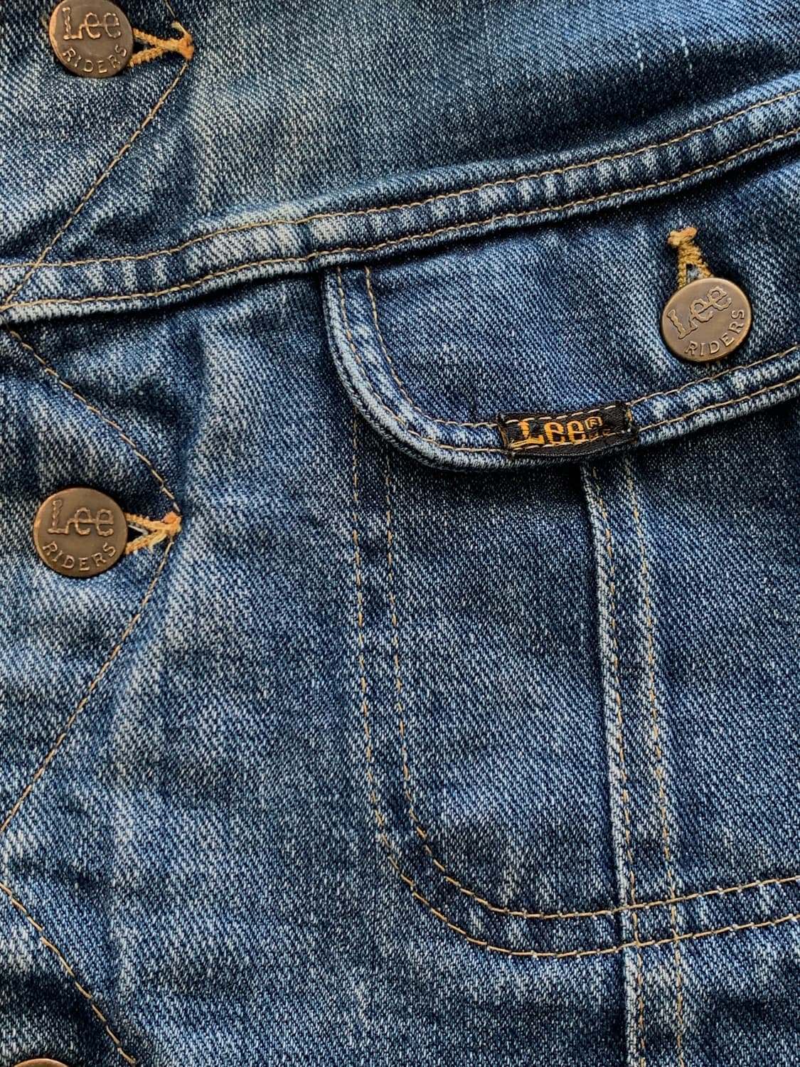1970s 리 라이더스 스톰라이더 101-LJ 데님 트러커 자켓 상품이미지3