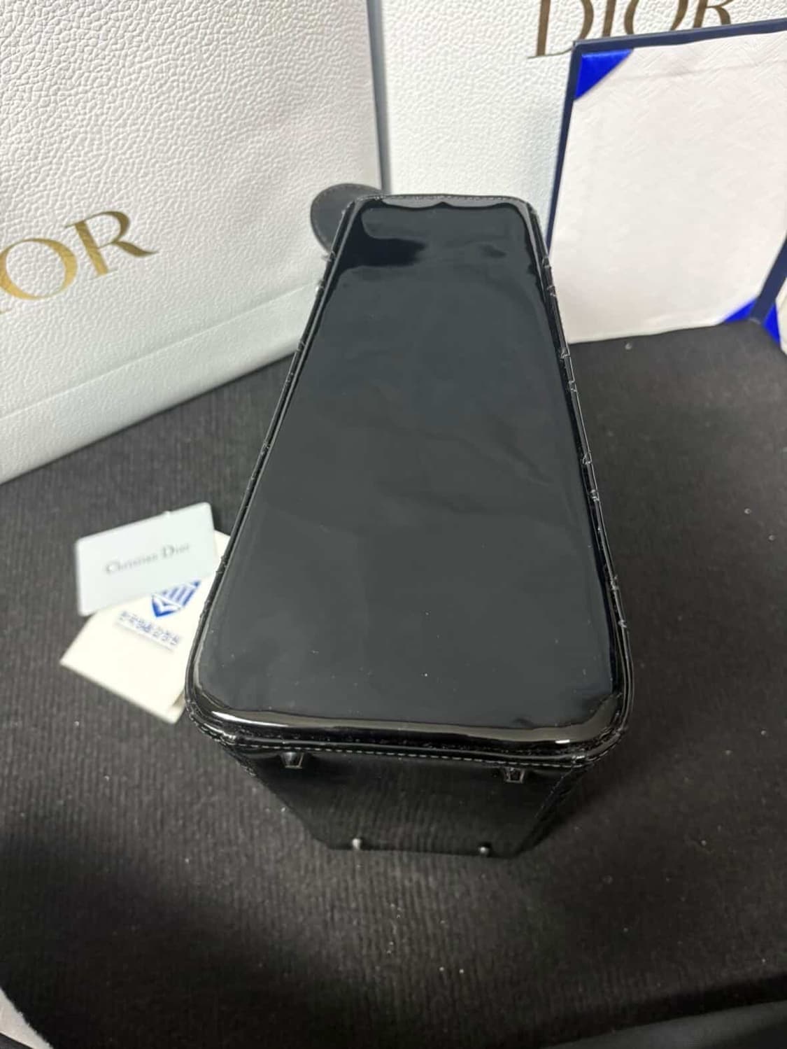 디올 페이던트 레이디백 은장 미듐 상품이미지8