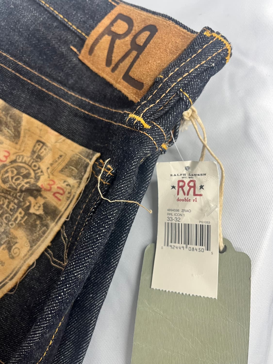 RRL 더블알엘 셀비지데님 33x32 상품이미지4