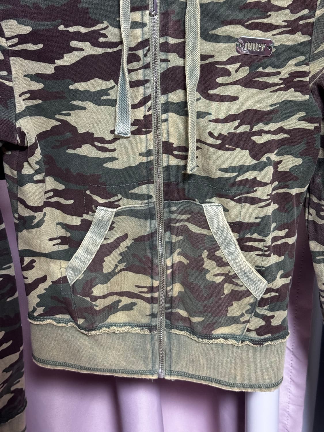 쥬시꾸뛰르 카모 후드집업 상품이미지3