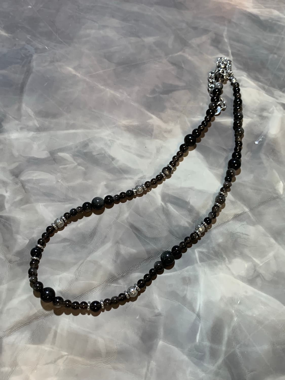 Black pearl necklace 상품이미지3