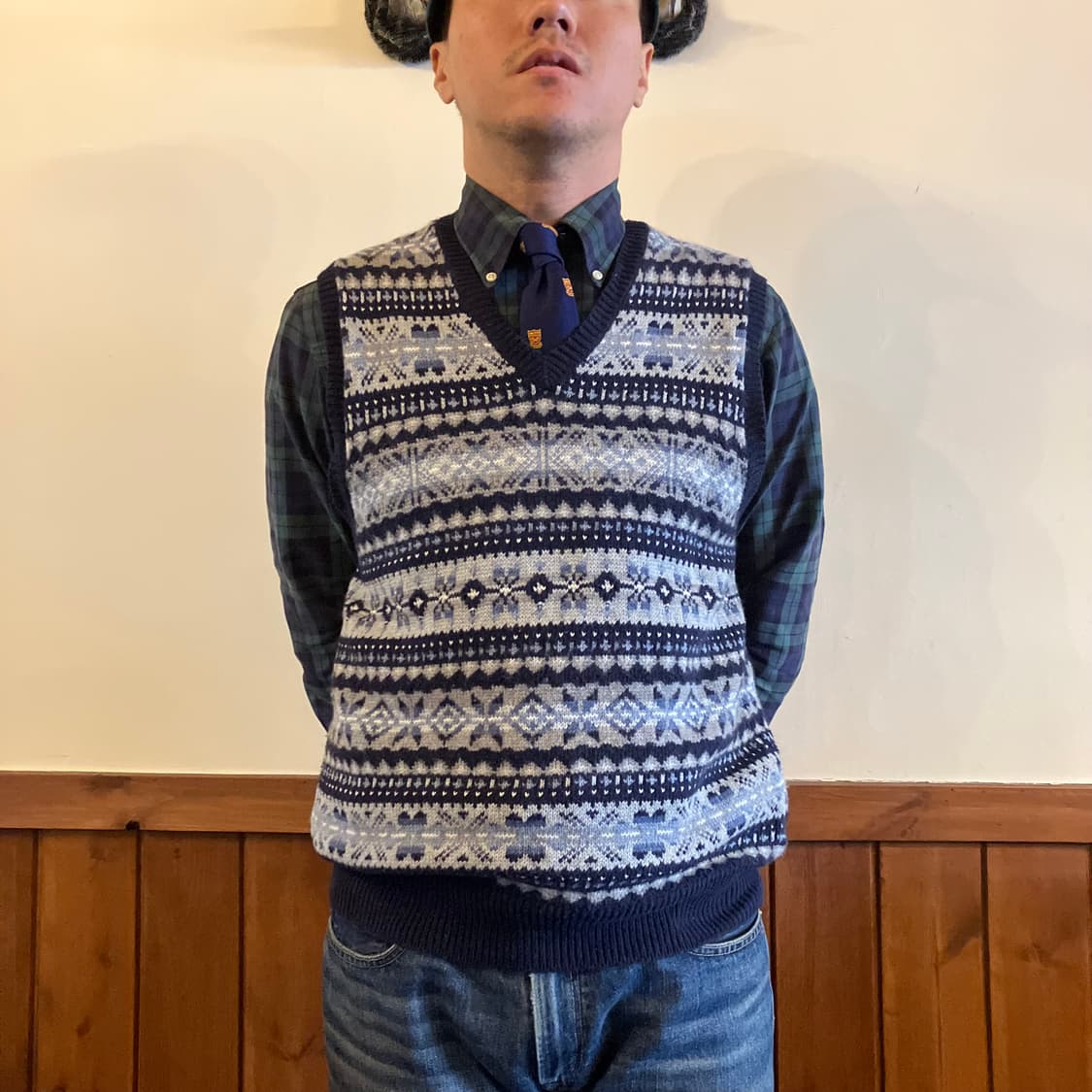 폴로 랄프로렌 페어아일 베스트 M 상품이미지7